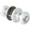 Kwikset Hancock Interior Privacy Door Knob with Lock, Door Handle For Bathroom and Bedroom, Polished Chrome Keyless Turn Lock Doorknob