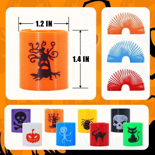 Cocurb 32 Pcs Halloween Mini Spring Party Favors for Kids 4 to 8 Fun Goodie Bag Stuffers for All Hallow's Day, Classroom Prizes, and Small Toys Presents,Stress Relief Bulk Fidget Toys