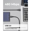 VOLTME USB C Cable (2-Pack, 3.3ft), Premium Nylon USB A to USB C Charger Cable, USB 2.0 Type C Charging Cable Fast Charge for Galaxy S10+/S10, Note 10/9, LG V30/V35, Moto Z2 Z3