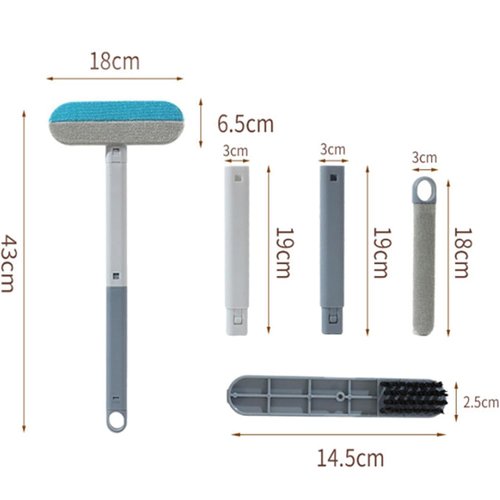 Multifunctional Pet Hair Removal Brush, 2025 New 4 in 1 PetHair Removal Tool, Pet Dog Cat Hair Cleaner Brush, Washable & Portable, Reusable Dog HairRemover for Couch, Carpet, Furniture (1PC)