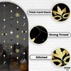 KatchOn, Happy New Year Garland - Pack of 9, Happy New Year Hanging Decorations | Black Gold Party Decorations, New Years Decorations 2025 | Happy New Year Backdrop, New Years Eve Party Supplies
