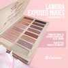 Lamora Eyeshadow Palette Makeup - Eye Makeup Palette with 16 Highly Pigmented Matte & Shimmer Shades - Vegan & Blendable