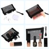 WLLHYF 5 Pack Mini Zipper Mesh Bags 3 x 4.5 Inch Nylon Makeup Organizer Portable Travel Cosmetic Pouch Kit Beauty Accessories Holder Bag Storage Coin Purse for Small Items Key Lipstick Credit Card