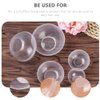 FOMIYES 30pcs Face Mixing Bowl Homemade Facial Bowl DIY Face Applicator Cosmetics Supplies Spa Beauty Tool for DIY Massage Body Transparent S