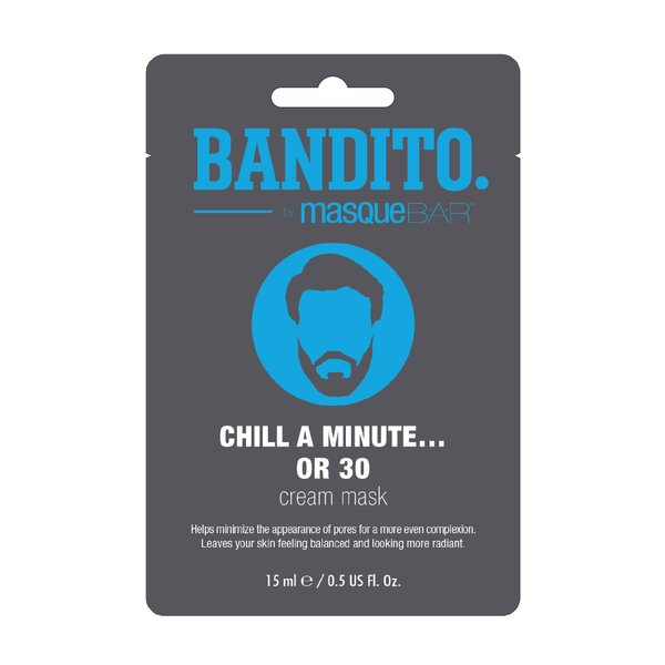 masque BAR Bandito Cream Facial Sheet Mask (6 Pack) — Korean Skin Care Treatment Minimizes the Appearance of Pores, Leaves Skin Feeling Balanced & Radian — Tightens, Firms, Sooths, Revitalizes Skin