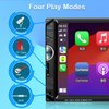 Double Din Car Stereo Apple Carplay 7 inch Car Radio with HD Touch Screen Car Receiver Compatible Android Auto Bluetooth with Backup Camera Mirror Link USB/SD/AUX