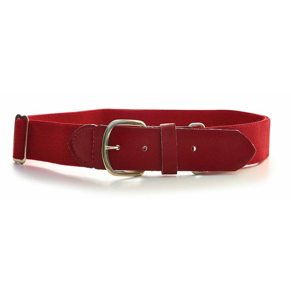 BSN SPORTS Baseball Belt, Scarlet, One Size