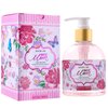 ROMIIE ZOI Mini Liquid Hand Soap for Mother's Day Gift Basket - Shabby Floral Design - Infused with Rose Scented Aroma - 260 ML / 8.7 FL OZ