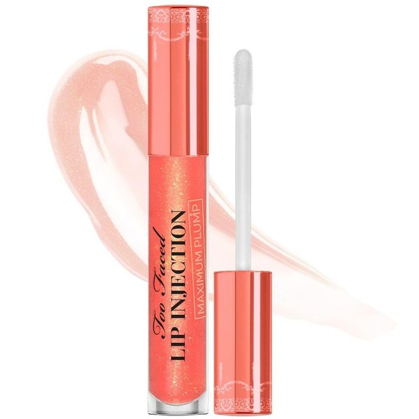 Too Faced Lip Injection Maximum Plump Extra Strength Lip Plumper Gloss, 0.14 fl. oz., Creamsicle Tickle