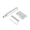 Merkur 3-Piece Double Edge Safety Razor, Chrome-Plated 42001, 1 Count (Pack of 1)
