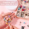 UFU Charm Bracelet Making Kit - Girls 95 Pcs DIY Beaded Jewelry Making Kit, Unicorn & Mermaid Gifts for Girls Toys Crafts for Girls Ages 5 6 7 8-12, with a Portable Bracelet Organizer Box