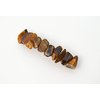 Gold Tiger's Eye Stone French Barrette Hair Clips
