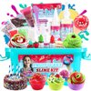Mini Ice Cream Cake Butter Slime Kit, Stress Relief Toys, Party Favors for Kids, for Girls Boys 6 7 8 9 10 11 12