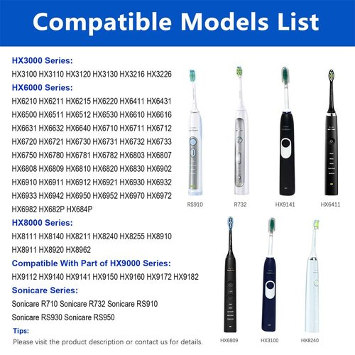 Replacement for Philips Sonicare Toothbrush Charger HX6100 Charging Base Flosser, HX3000 / HX6000 / HX8000 / HX9000 Series Portable Waterproof Electric Toothbrush Power Cord 3.3Ft