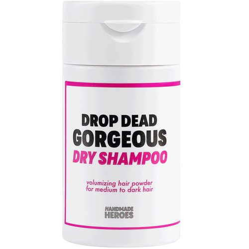 Handmade Heroes Non Aerosol Dry Shampoo Volume Powder | 1.8oz | 100% Natural & Vegan | For Dark Hair & Brunette Hair