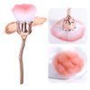 Rose Makeup Brushes Dust Brush For Nails Rose Nail Dust Brush Acrylic Nail Arts Manicure Dust Cleaner Brush Pink Soft Nail Art Dust Powder Brush Blush Brush For Nail Salon And Household Use