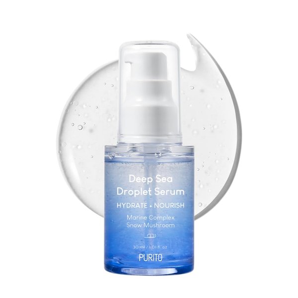 PURITO Deep Sea Droplet Seurm / 1.01 Fl Oz/Vegan & Cruelty-Free/Safe Ingredients/Facial Serum