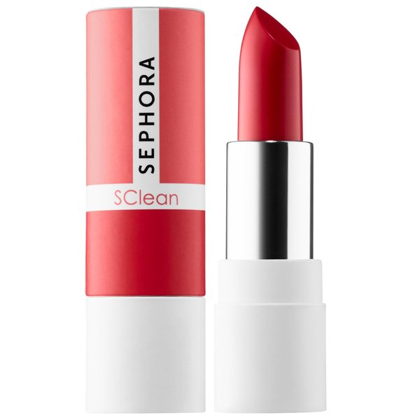 SEPHORA COLLECTION Clean Vegan Hydrating Satin Lipstick Poppy