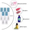 YITOU 12Pcs Refillable Empty Lip Gloss Tubes with Wand Applicator, 8ml Lip Balm Containers with Stopper Lip Glaze Bottle Lip Gloss Making Kit for DIY Lipgloss Lipstick Samples Bulk Wholesale