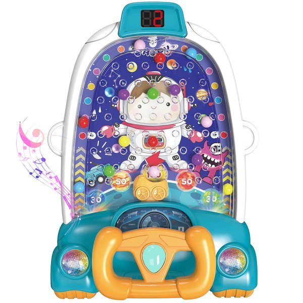 WonBlifs Pinball Machine for Kids, Mini Arcade Machine, Mini Claw Machine for Kids, Arcade Games Machines for Home Toddler Toys,Table top Pinball Arcade Machine for Children 2 3 4 5 6 7 8+ Year Old