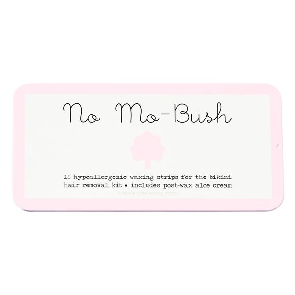 No Mo-Bush Hair Waxing Kit - As Seen On Shark Tank - Wax Strips for Body Waxing and Bikini Waxing - 16 Count