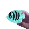 Fantasy Stripe Fish Hair Clip,Acetate Hair Clip,Big Claw Clip for Women,Cyan