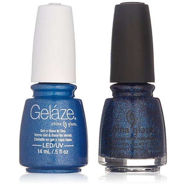 China Glaze Gelaze Tips and Toes Nail Polish, Dorothy Who?, 2 Count