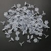 ITROLLE Snowflake Brad 200PCS Snowflakes Shape Split Pins Split Pins Paper Fasteners for Winter Cardmaking Scrapbooking DIY Art Craft Craft Pushpin
