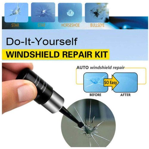 (2pcs)Automotive Glass Nano Repair Fluid Kit Cracked Car Windshield Repair Kit Resin | Wind Shield Car Glass Repair Set Glass Corrector Shatter Repair Glue for Cars