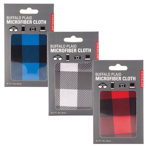 Buffalo Plaid Microfiber Cloth - Assorted Colors
