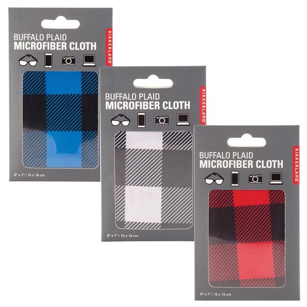 Buffalo Plaid Microfiber Cloth - Assorted Colors