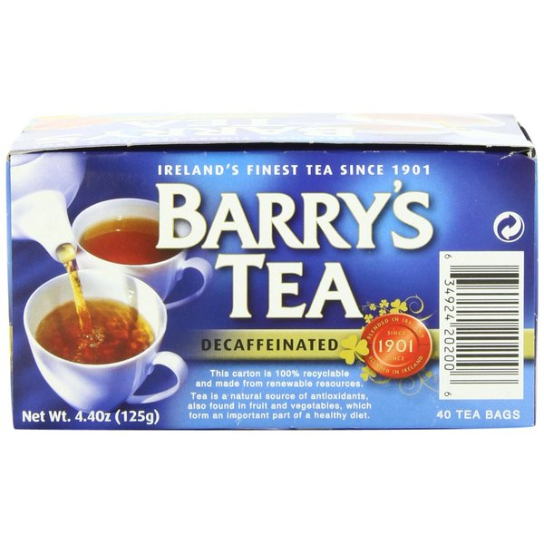 Barry's Tea, Decaffeinated, 40 Teabags (Pack of 6)