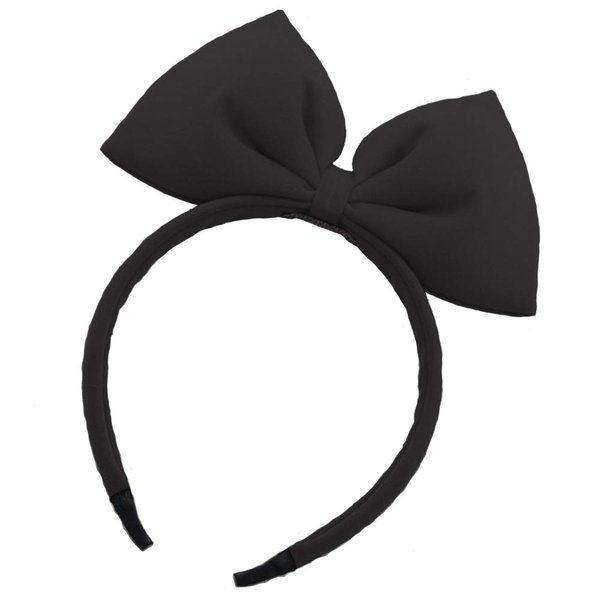 YAXAMING Bow Headband Bowknot Hairband Big Bow Halloween Christmas Hair Bands Women Hair Hoop Bow Headdress Headwear Headpiece Party Decoration Cosplay Costume Cute Handmade Hair Accessories Black
