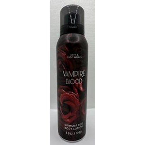 Generic Vampire Blood Shimmer Fizz Body Lotion 3.5 Oz Halloween, Red, White and Black