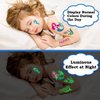 Leesgel Luminous Mermaid Party Favors, 138pcs Mermaid Temporary Tattoos for Girls, Mermaid Party Supplies