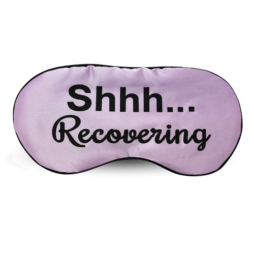 Recovery Sleeping mask Set with Cozy Socks,Get Well Soon Gifts for Women, Chemo Care Package After Surgery, Thinking of You Post Surgery, Healing Gift Set Purple