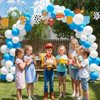 Cartoon Story Party Decorations Kids Birthday Hanging Swirls, Assembled and Ready to Use, Blue Sky White Clouds Game Hanging Swirl Boys Party Streamers 24pcs Cowboys Themed Party Decor Supplies