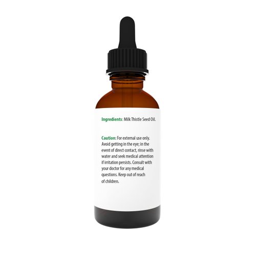 MILK THISTLE OIL by Vera Botanics 100% Pure & Natural, Unrefined, Cold-Pressed For Health Cleanse and Detox, Face, Dry Skin, Nails, Lips, Body & Hair - Reduce Hair Breakage, Even Out Skin Tone
