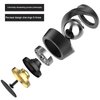 Fidget Toys Adult, Gravity Defying Kinetic Desk Toy, Metal ADHD Silent Fidget Toy Spinner, Balance Desk Toys for Office for Adults, Party Favors, Birthday (Gray-Rose Gold Ball)