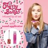 Expressions 5pc Lip Oil Set - Cherry Bomb Lip Oils, Lip Healing Cherry Infused Lip Oil Collection with Precision Applicator Wand Everyday Lip Care and Lip Repair (CHERRY BOMB)