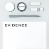 Phrase Stamp - Large Evidence Rubber Stamp with Durable Wood Handle, 7/8 x 2-1/4 - Ideal Office Tool for Compliance Officers - Easy-to-Use Evidence Marking Stamp with Wood Handle - Legal Stamp