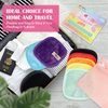 Orighty Makeup Remover Cloths 7-Day Set, Premium & Reusable Makeup Remover Pads, Erase Makeup With Just Water, Makeup Set For Eyes, Lips, Foundation and more, Ideal Choice For Women (Rainbow)