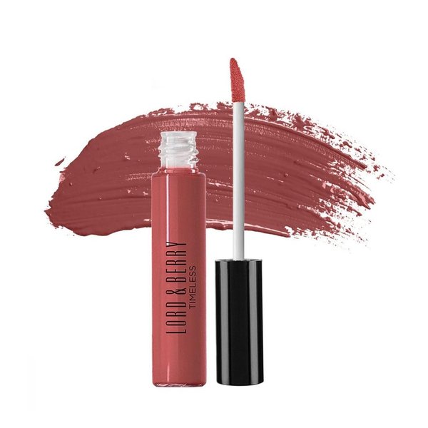 Lord & Berry Timeless Kissproof Semi Matte Liquid Lipsticks Ultra Light & Thin Coverage for Smooth & Nourished Lips Long Lasting Lipstick for Women, Vegan & Cruelty Free Makeup Set, Bazaar