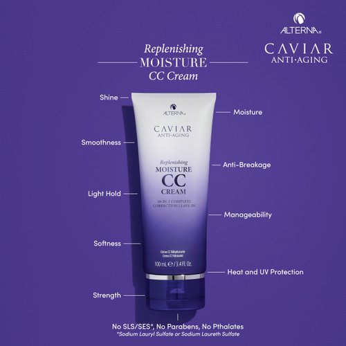 Alterna Caviar Anti-Aging Replenishing Moisture CC Cream, 3.4-Ounce (2-Pack)