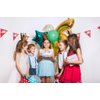 40 Inch Gold Mylar Foil Number 6 Birthday Balloon, Digital Balloons for 6 16 Boy Girl Party Decorations Supplies, Big Helium Balloon Numbers for 26 36 46 60 66 Men Women Anniversary