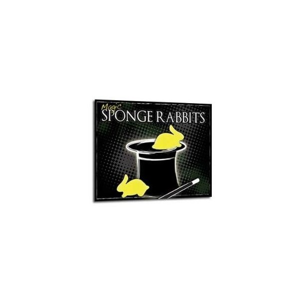 Magic Makers Sponge Rabbits Magic Trick - Yellow Sponge Rabbits Magic Trick