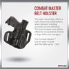 Galco Combat Master Belt Holster Glock 43 Springfield Hellcat Black CM800B,One Size