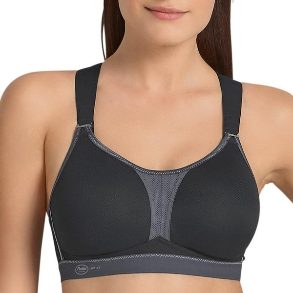 Anita Dynamix Star Control Sports Bra Womens Black/Anthracite