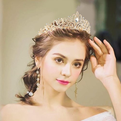 KICOSY Sweet 16 Birthday Crown and Sash for Girls, Sweet 16th Sashes and Birthday Tiara Set, Sweet 16th Party Decorations Birthday Accessories for Women, Sweet Sixteen Birthday Gifts for Girl