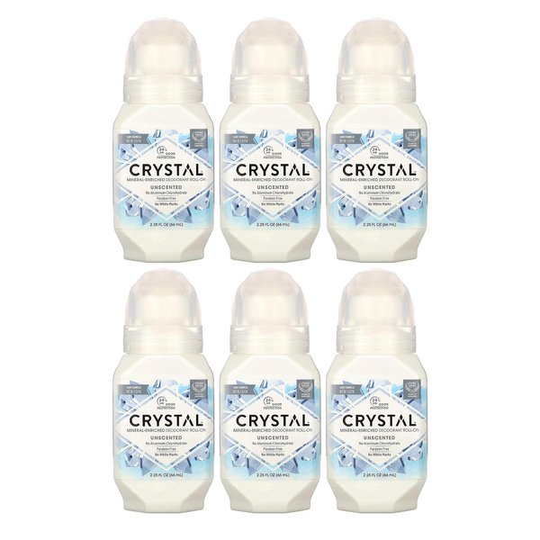 Crystal Body Roll-On Deodorant, 2.25 Ounce - 6 per case.